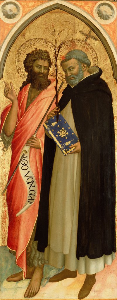 洗礼者聖ヨハネと聖ドミニク 作： Fra Angelico